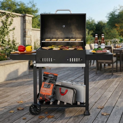Charcoal bbq grill 470 - 470, sq