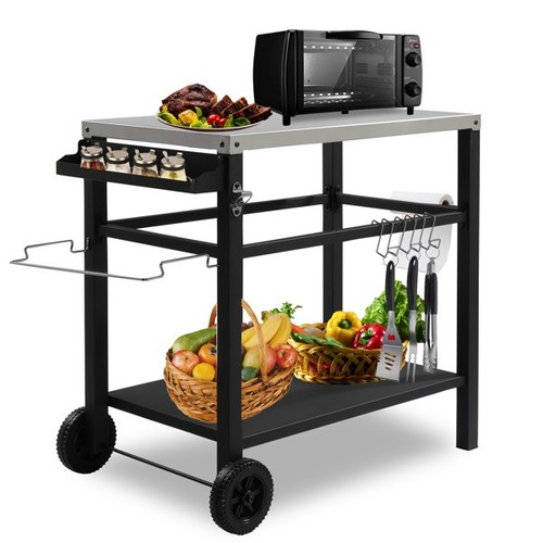 Bbq cart stainless steel - stainless,