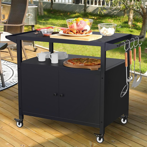 Outdoor grill table - grill,